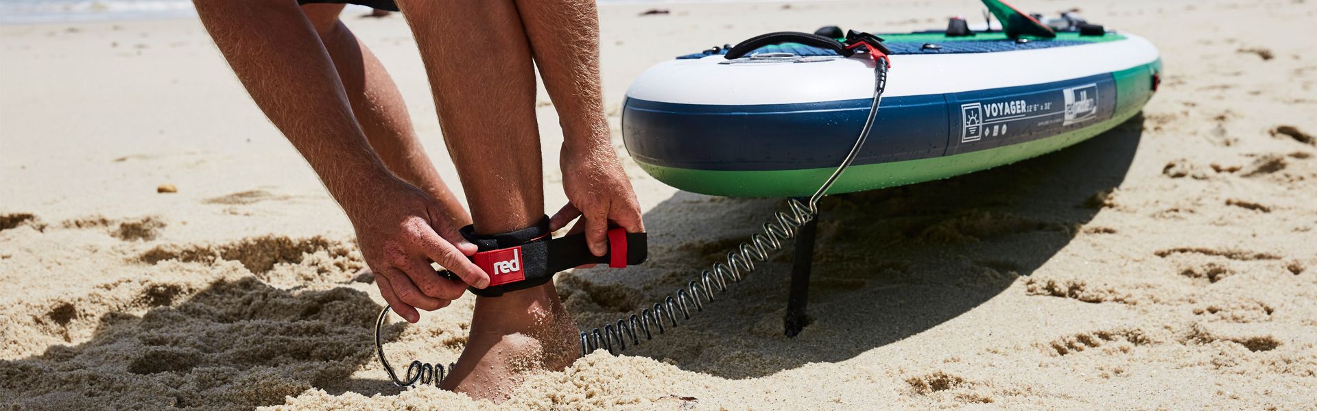 Mit der SUP Leash kein SUP Board mehr verlieren