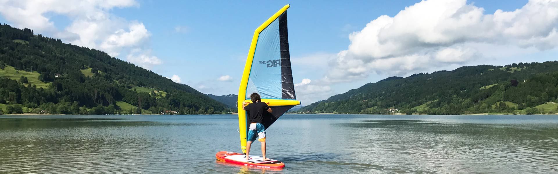 Segeln und Windsurfen mit dem I Rig One